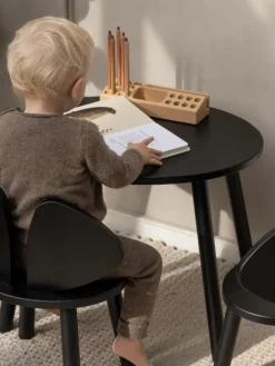 Outlet Mesa infantil ovalada de madera Mouse Niños Decoración Infantil|Mesas Y Sillas Infantiles