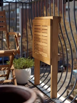 Best Mesa para exterior de madera de techa Balcony, plegable Mesas De Jardín|Mesas De Jardí­N