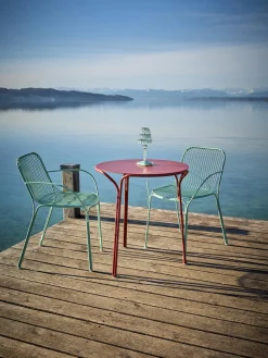 Mesas De Jardín|Mesas De Jardí­N>Kartell Mesa redonda para exterior Hiray, Ø 65 cm Rojo