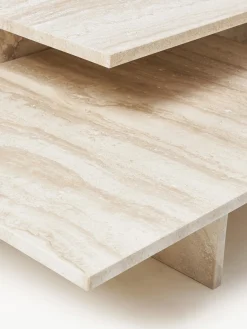 Sale Mesas de centro de travertino Distinct Grande Duo, 2 uds. Mesas De Centro|Mesas De Centro