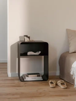 Outlet Mesilla de noche artesanal de metal Damio Mesitas De Noche|Mesitas De Noche