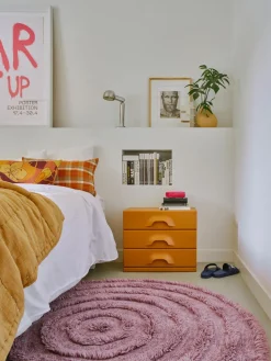 Mesitas De Noche|Mesitas De Noche>HKLIVING Mesilla de noche con cajones Ginger Orange