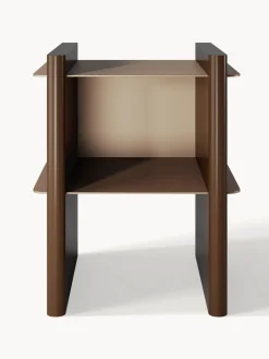 Outlet Mesilla de noche con elementos de metal Rami Mesitas De Noche|Mesitas De Noche