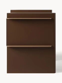 Outlet Mesilla de noche con elementos de metal Rami Mesitas De Noche|Mesitas De Noche