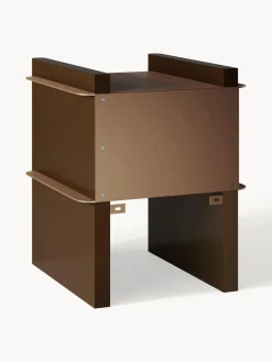 Outlet Mesilla de noche con elementos de metal Rami Mesitas De Noche|Mesitas De Noche