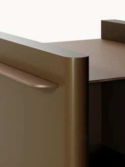 Outlet Mesilla de noche con elementos de metal Rami Mesitas De Noche|Mesitas De Noche