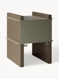 Outlet Mesilla de noche con elementos de metal Rami Mesitas De Noche|Mesitas De Noche