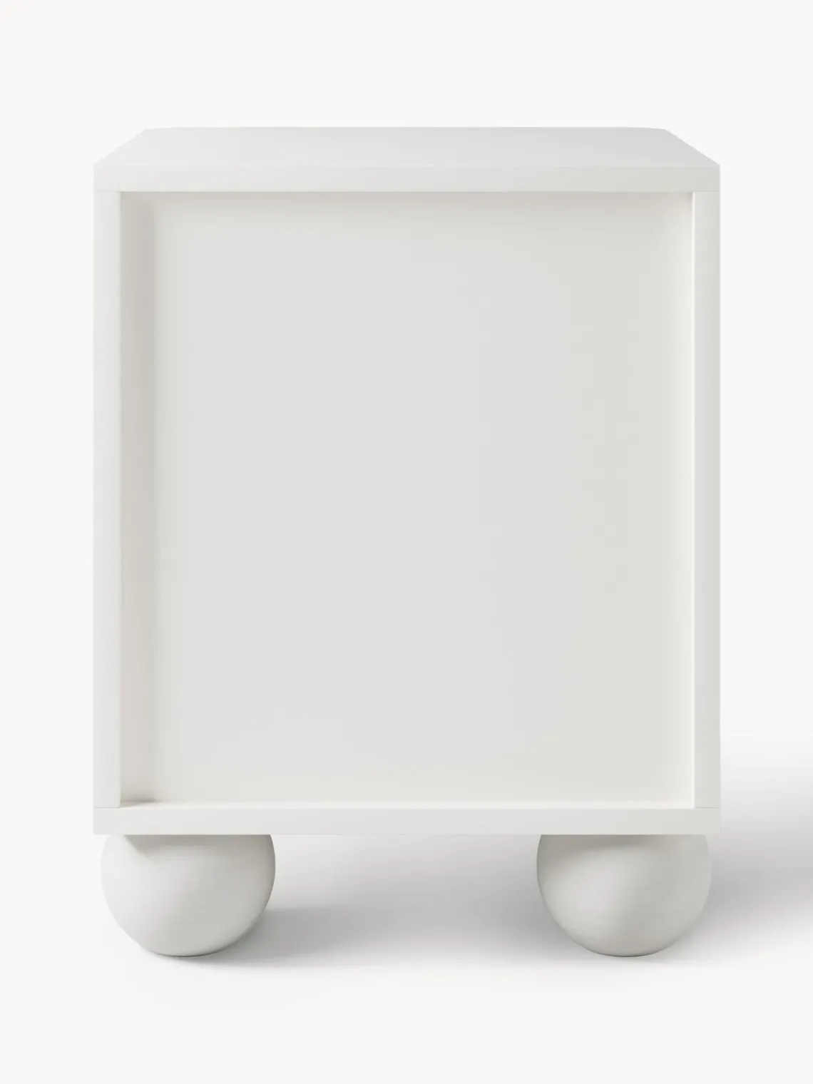 Mesitas De Noche|Mesitas De Noche>Westwing Collection Mesilla de noche con patas esféricas Bumba Blanco