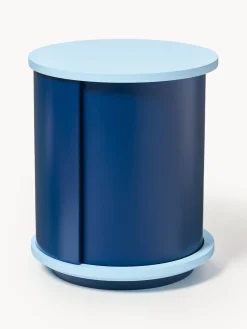 Mesitas De Noche|Mesitas De Noche></noscript>Westwing Collection Mesilla de noche con puerta corredera Svea Azul claro, azul