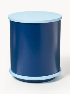 Mesitas De Noche|Mesitas De Noche></noscript>Westwing Collection Mesilla de noche con puerta corredera Svea Azul claro, azul