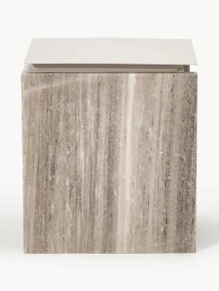 Hot Mesilla de noche de mármol y metal Bruce Mesitas De Noche|Mesitas De Noche