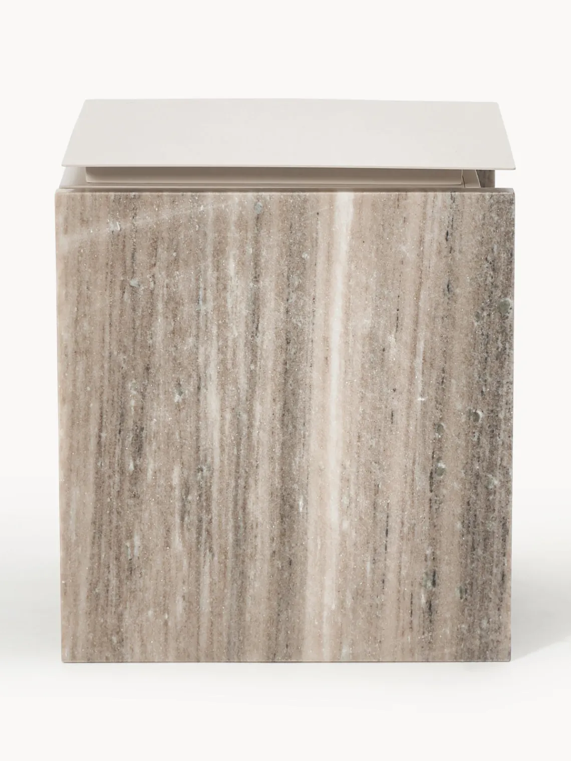 Hot Mesilla de noche de mármol y metal Bruce Mesitas De Noche|Mesitas De Noche