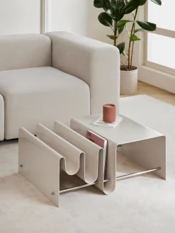 Mesas De Centro|Mesas De Centro>Westwing Collection Mesita de metal con revistero Julia