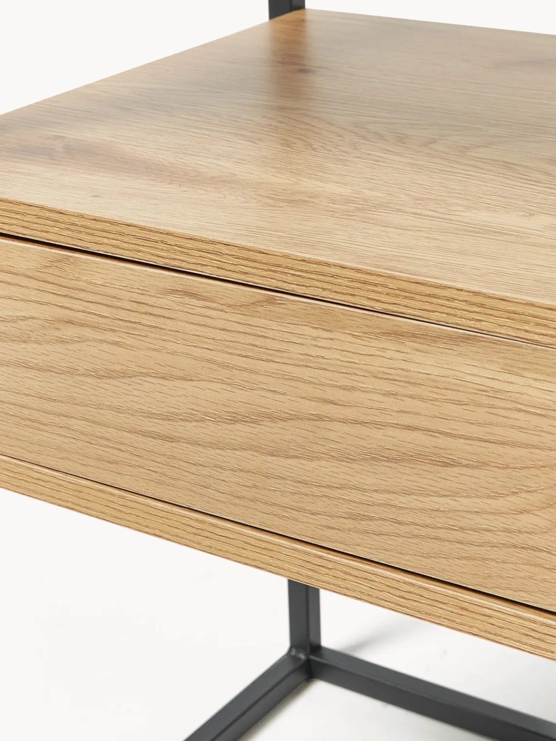 Mesitas De Noche|Mesitas De Noche> Mesita de noche con tablero de vidrio Randolf