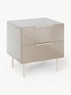 Best Mesita de noche de alto brillo Lenne Mesitas De Noche|Mesitas De Noche