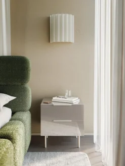 Best Mesita de noche de alto brillo Lenne Mesitas De Noche|Mesitas De Noche