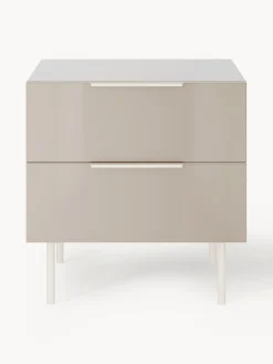 Best Mesita de noche de alto brillo Lenne Mesitas De Noche|Mesitas De Noche