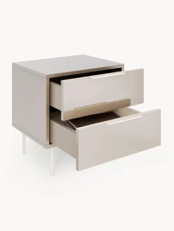 Best Mesita de noche de alto brillo Lenne Mesitas De Noche|Mesitas De Noche