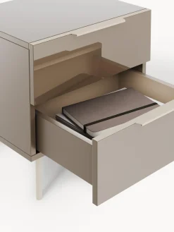 Best Mesita de noche de alto brillo Lenne Mesitas De Noche|Mesitas De Noche