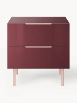 Discount Mesita de noche de alto brillo Lenne Mesitas De Noche|Mesitas De Noche