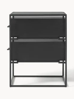 Mesitas De Noche|Mesitas De Noche></noscript>Westwing Collection Mesita de noche de madera de mango Lyle Negro