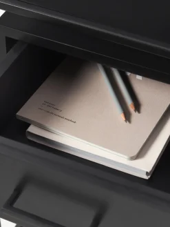 Mesitas De Noche|Mesitas De Noche></noscript>Westwing Collection Mesita de noche de madera de mango Lyle Negro