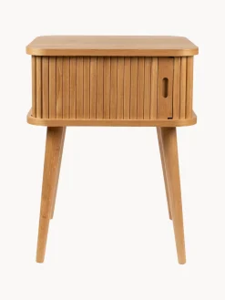 Best Mesita de noche de madera Barbier, puerta corredera Mesitas De Noche|Mesitas De Noche