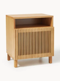 Mesitas De Noche|Mesitas De Noche> Mesita de noche de madera de roble Beyla