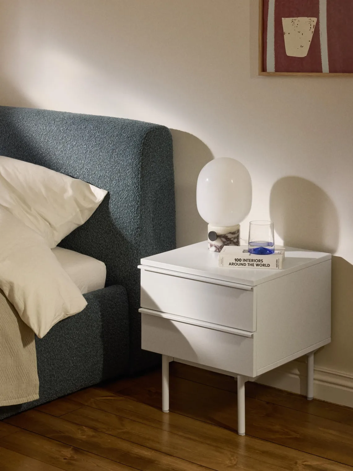 Outlet Mesita de noche de madera Elona Mesitas De Noche|Mesitas De Noche