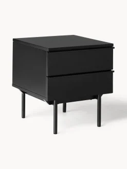 Outlet Mesita de noche de madera Elona Mesitas De Noche|Mesitas De Noche