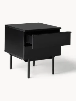 Outlet Mesita de noche de madera Elona Mesitas De Noche|Mesitas De Noche