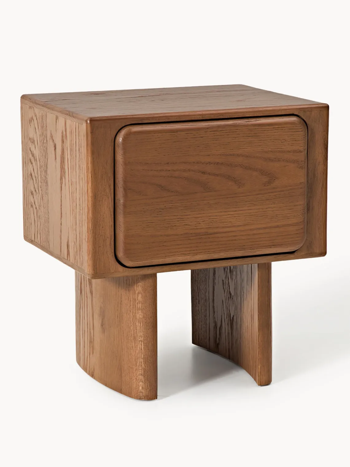 Sale Mesita de noche de madera de roble Chandler Mesitas De Noche|Mesitas De Noche