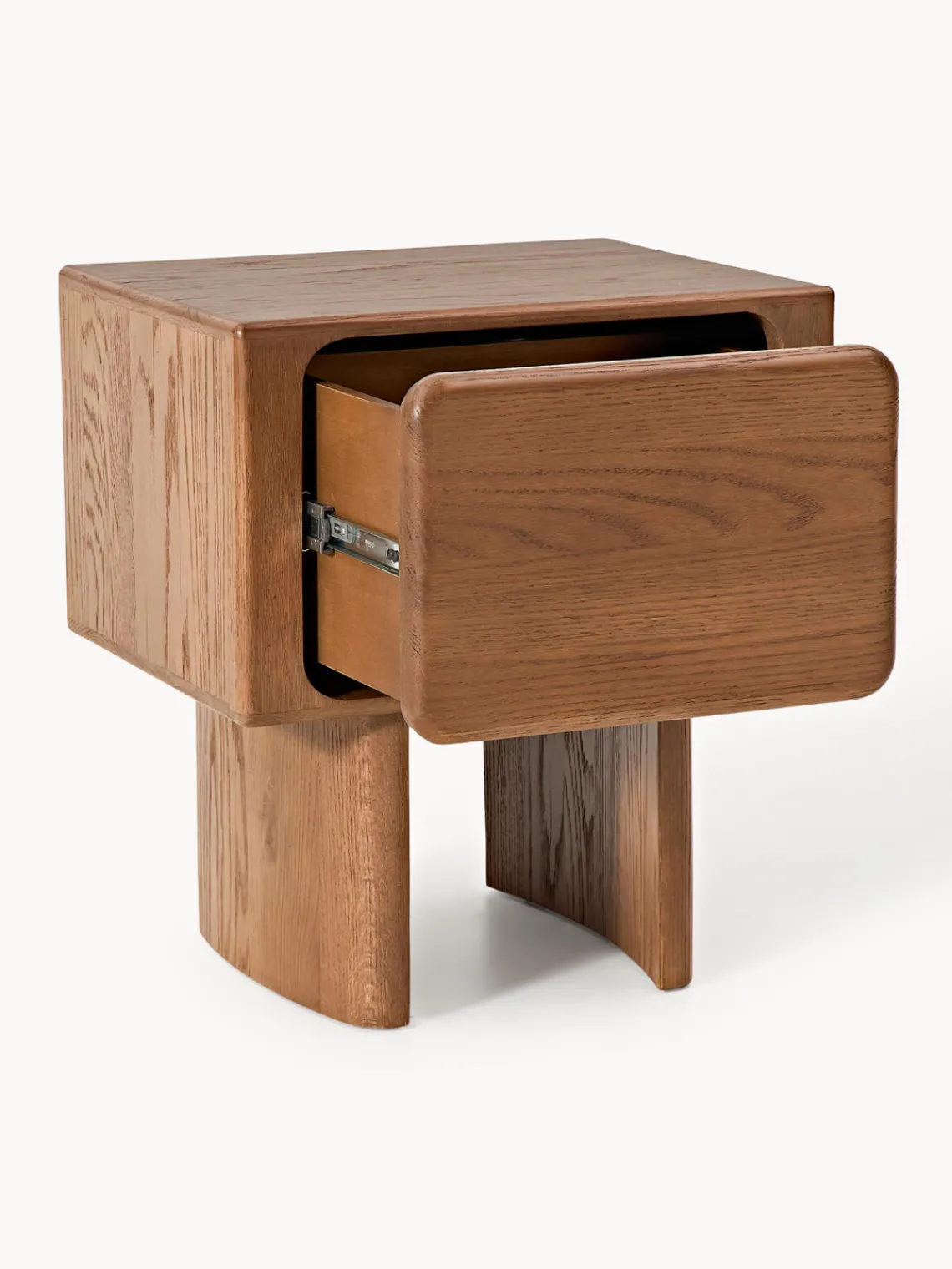 Sale Mesita de noche de madera de roble Chandler Mesitas De Noche|Mesitas De Noche