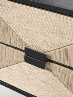 Hot Mesita de noche de madera de mango June, con cajones Mesitas De Noche|Mesitas De Noche