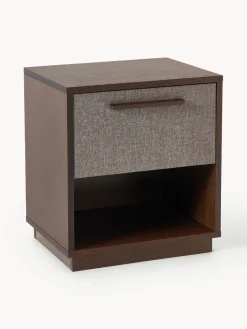 Best Mesita de noche de madera con frente tapizado Wisp Mesitas De Noche|Mesitas De Noche