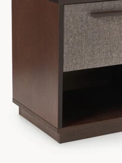 Best Mesita de noche de madera con frente tapizado Wisp Mesitas De Noche|Mesitas De Noche