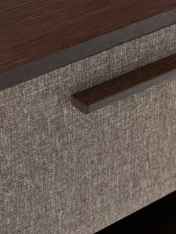 Best Mesita de noche de madera con frente tapizado Wisp Mesitas De Noche|Mesitas De Noche