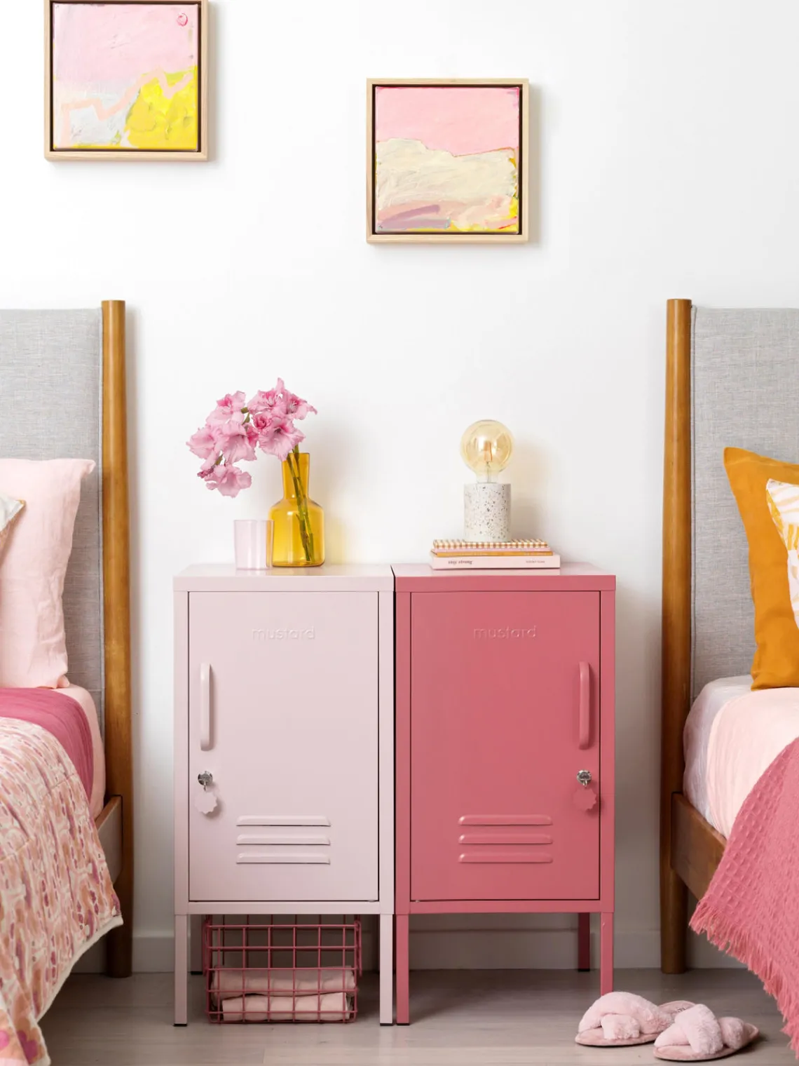 Hot Mesita de noche de metal The Shorty, apertura de puerta izquierda o derecha Niños Armarios Infantiles|Mesitas De Noche