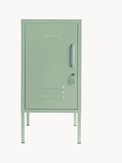 Armarios Infantiles|Mesitas De Noche></noscript>Mustard Made Mesita de noche de metal The Shorty, apertura de puerta izquierda o derecha Verde salvia