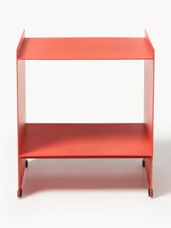 Mesitas De Noche|Mesitas De Noche>Westwing Collection Mesita de noche de metal Aiden 2 Rojo