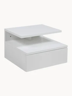Mesitas De Noche|Mesitas De Noche> Mesita de noche de pared Ashlan Blanco