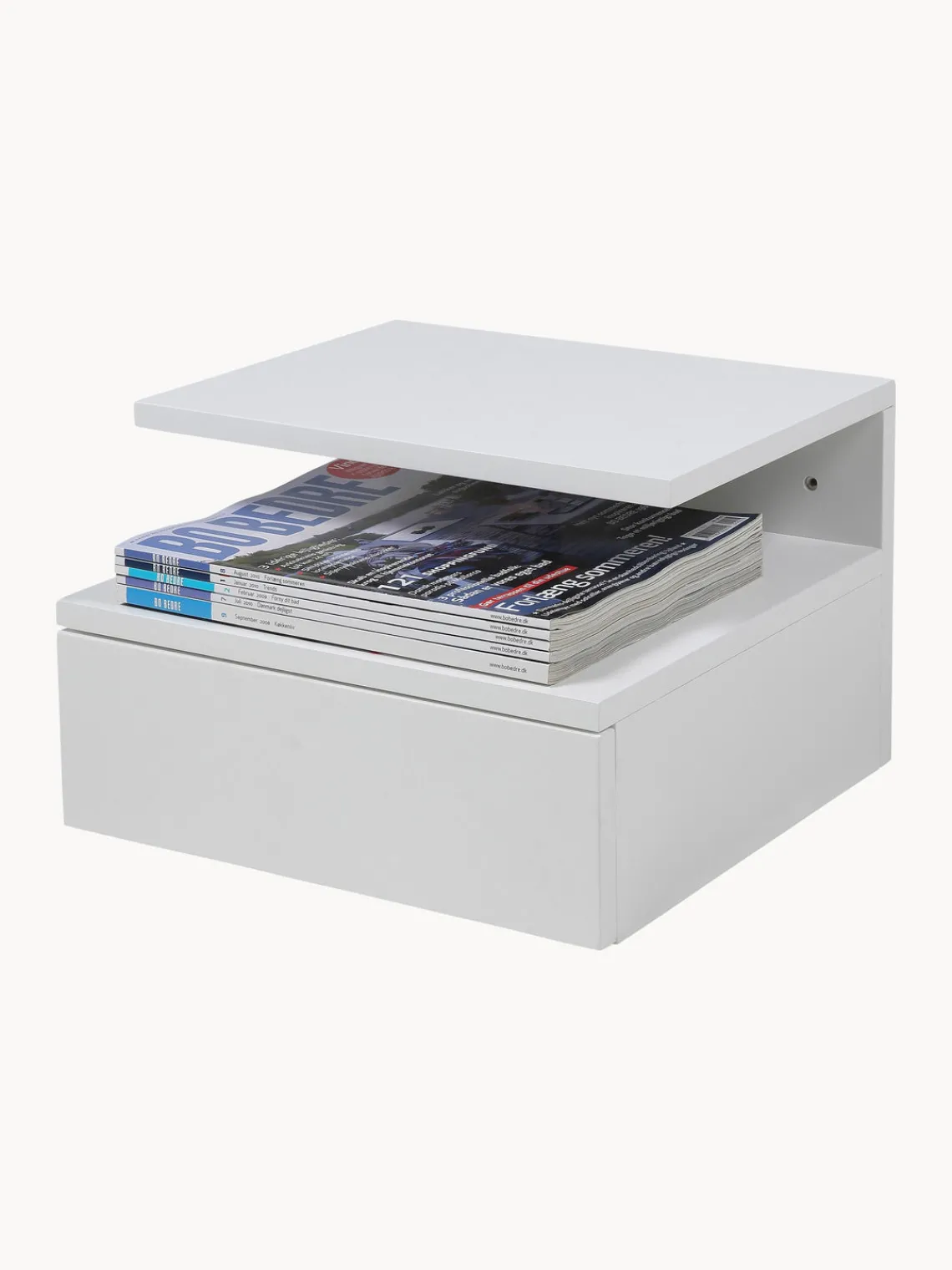 Mesitas De Noche|Mesitas De Noche> Mesita de noche de pared Ashlan Blanco