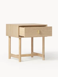 Mesitas De Noche|Mesitas De Noche></noscript>Westwing Collection Mesita de noche de roble Diana Madera clara