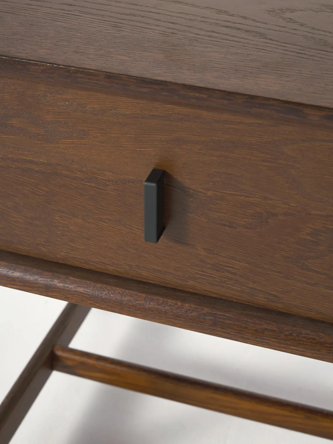 Mesitas De Noche|Mesitas De Noche>Westwing Collection Mesita de noche de roble con cajón Diana Madera oscura