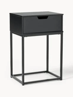 Mesitas De Noche|Mesitas De Noche> Mesita de noche Mitra Negro