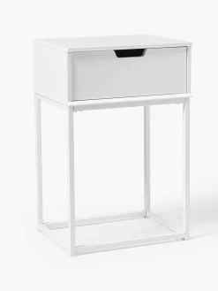 Mesitas De Noche|Mesitas De Noche> Mesita de noche Mitra Blanco