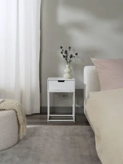 Mesitas De Noche|Mesitas De Noche> Mesita de noche Mitra Blanco