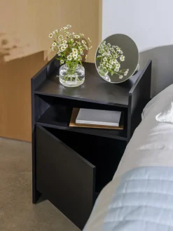 Mesitas De Noche|Mesitas De Noche>Noo.ma Mesita de noche Toopt Negro