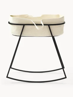 Cunas Para Bebé|Decoración Infantil></noscript>Metallbude Moisés artesanal Robe Tejido blanco Off White