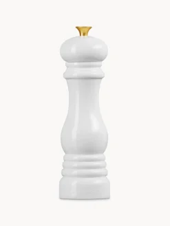 Molinillos De Especias|Molinillos De Especias>LE CREUSET Molinillo de sal con mecanismo de cerámica Creuset Blanco brillante, dorado